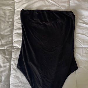 Black tube top bodysuit UK 8, US 4